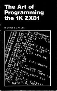 The Art of Programming the 1K ZX81