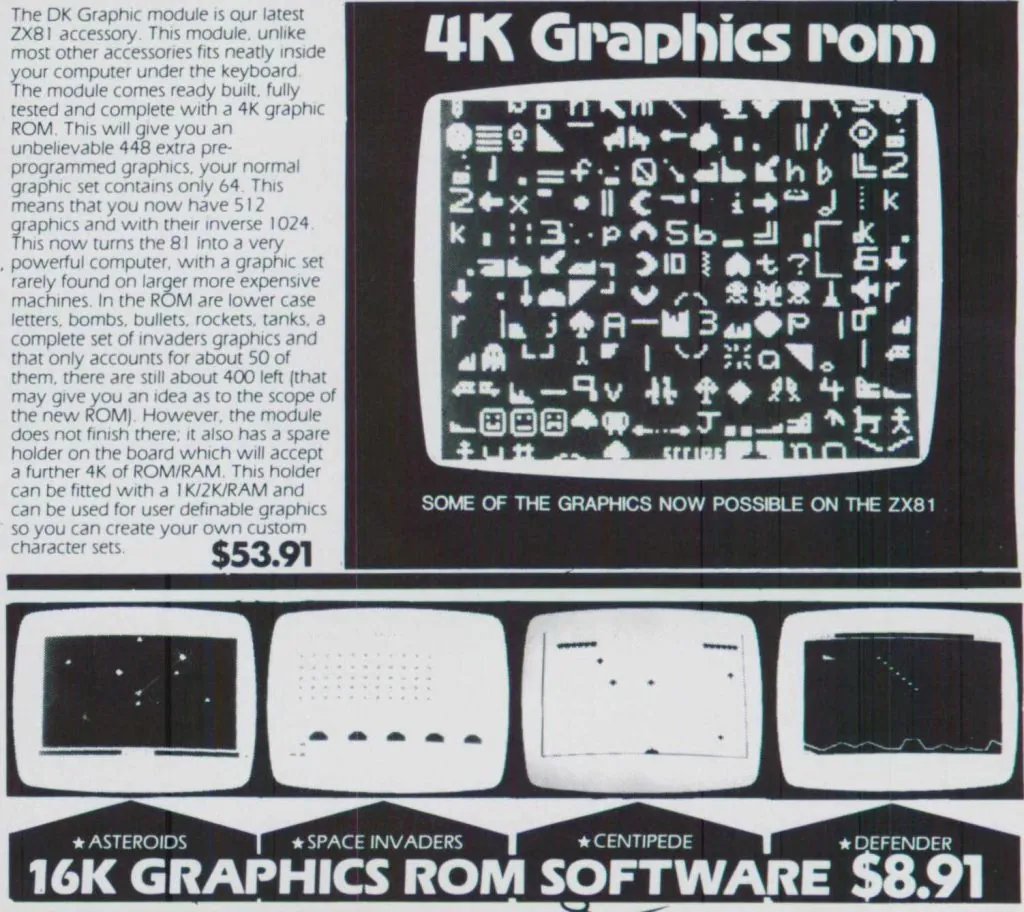 Graphics – Timex/Sinclair Computers