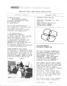 Sinclair Timex User Group Newsletter v2 n12