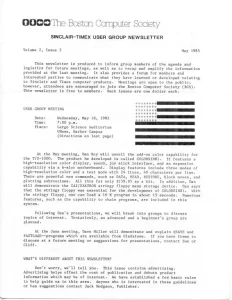 Sinclair Timex User Group Newsletter v2 n5