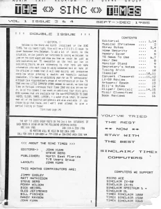 The Sinc Times v1 n3-4