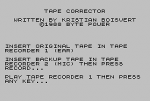 Tape Corrector