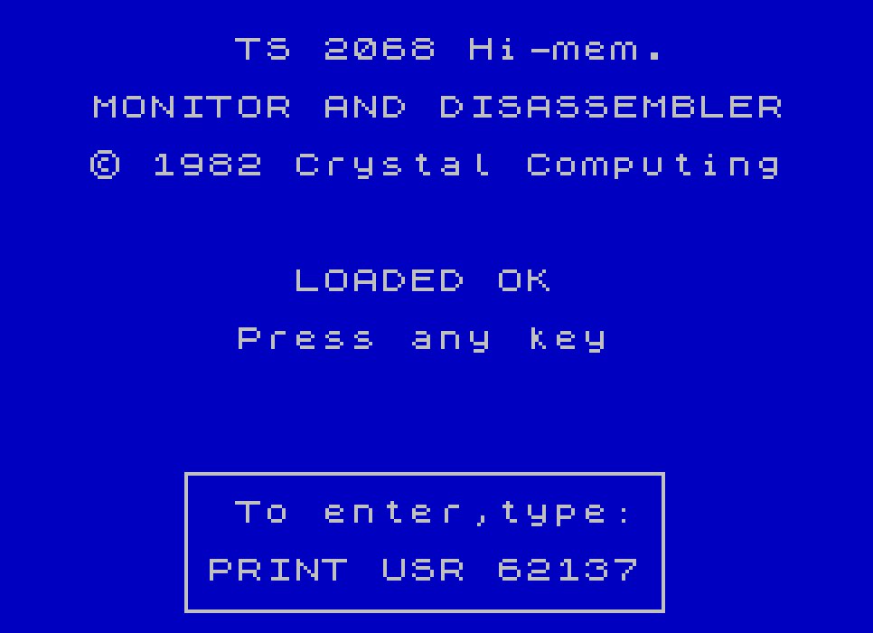 Zeus Assembler – Timex/Sinclair Computers