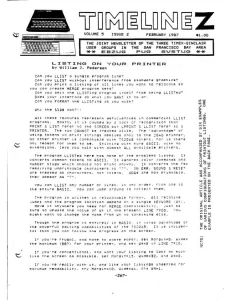 Timelinez v5 n2