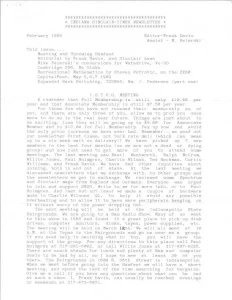 ISTUG Newsletter Feb 1989