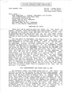 ISTUG Newsletter July 1987