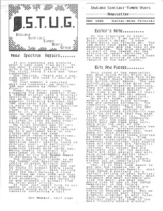 ISTUG Newsletter May 1988