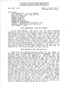 ISTUG Newsletter May-Jun 1993