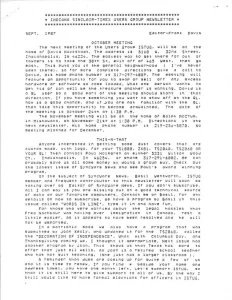 ISTUG Newsletter Sept 1987