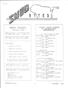 SMUG Bytes v6 n11