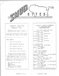 SMUG Bytes v6 n2