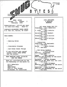 SMUG Bytes v9 n2