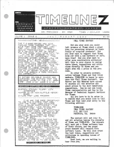TimeLinez v1 n2 Jul-Aug 1983
