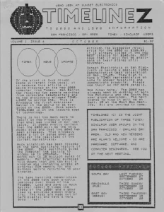 TimeLinez v1 n4 Oct 1983