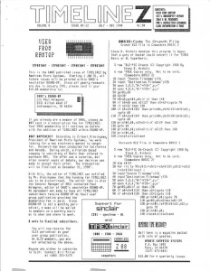 TimeLinez v8 n7-12 Jul-Dec 1990
