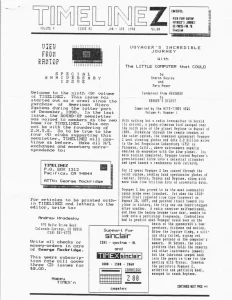 TimeLinez v9 n1 Jan-Apr 1991