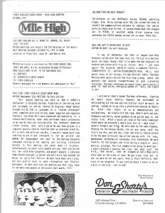 Timex Sinclair Users Group Mile High Chapter Oct 1991