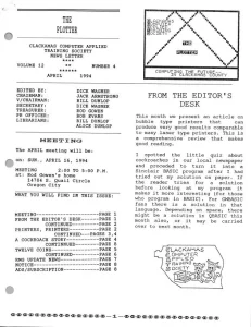 The Plotter v12 n4