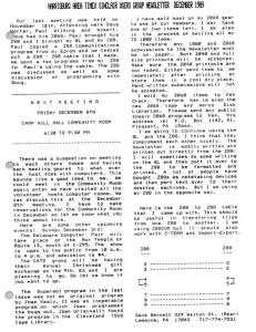 Harrisburg Area Timex Sinclair Users Group Dec 1989