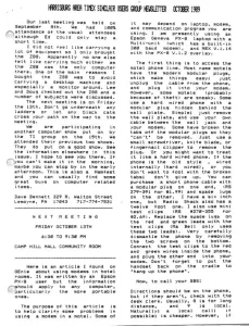 Harrisburg Area Timex Sinclair Users Group Oct 1989