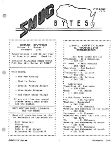 SMUG Bytes v8 n11