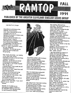 The RAMTOP Fall 1991