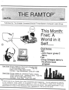 The RAMTOP Jan-Feb 1989