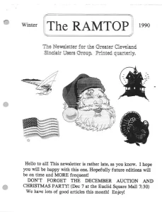 The RAMTOP Winter 1990