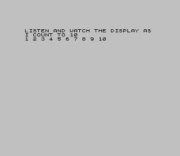 Speech Synthesizer screen