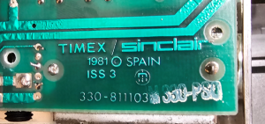 “Made In Spain” ZX81 and TS1000 PCBs