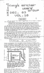 Triangle Sinclair Users Group v1 n10