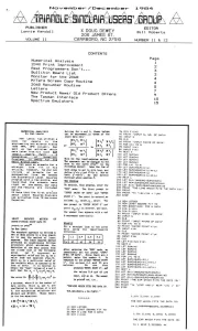 Triangle Sinclair Users Group v2 n11-12