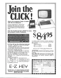 E-Z Key Advert
