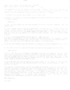 How to Run Pro:File 2068 on the A&J Microdrive