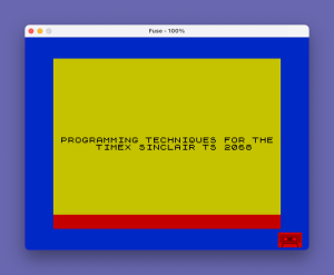 Programming Techniques for the Timex Sinclair TS 2068