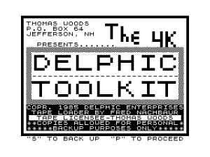 Delphic Toolkit