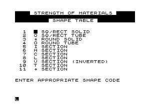 Data Finder/Strength of Materials