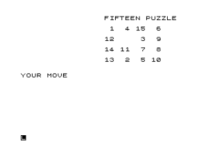 Fifteen Puzzle