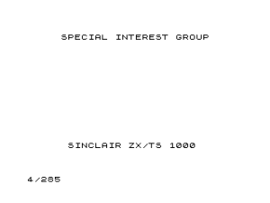 Sinclair Special Interest Group