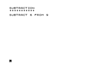 Math Flasher: Subtraction