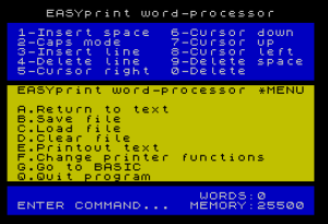 EASYprint Word Processor