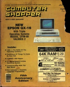 Computer Shopper January 1985