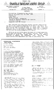 Triangle Sinclair Users Group v3 n6