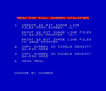 24-Pin Bit Image Graphics screen